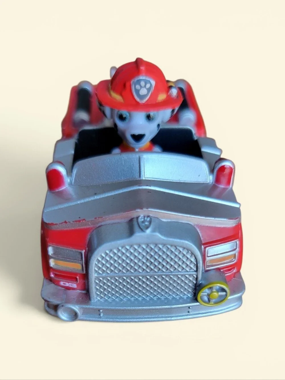 Electric For Track, Red Fire Rescue Toy Truck with Dalmatian Firefighter
